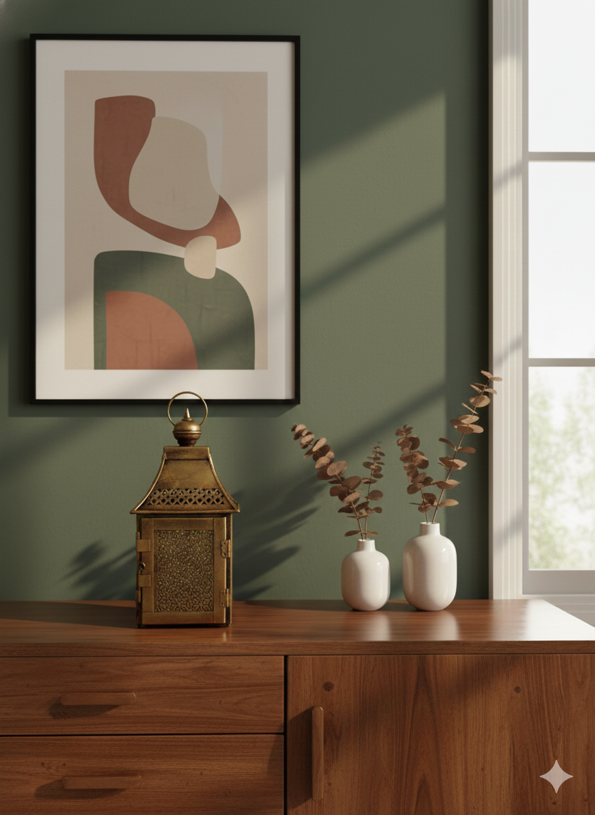 Traditional Brass Lantern Diya | Sacred Temple Decor & Pooja Room Accent