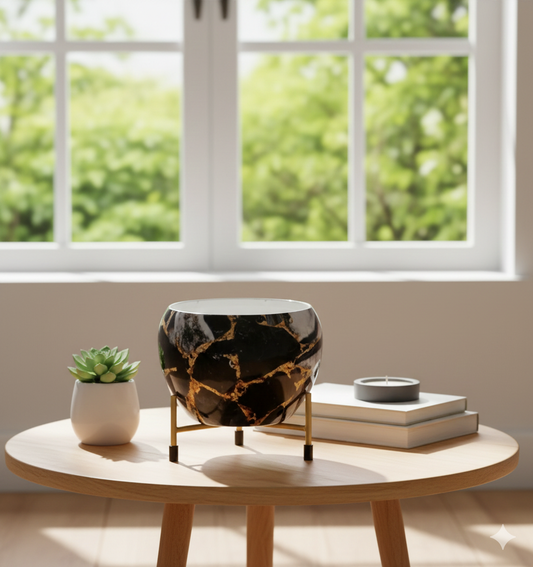 Mini Apple Ceramic Tabletop Pot (15x15 cm)