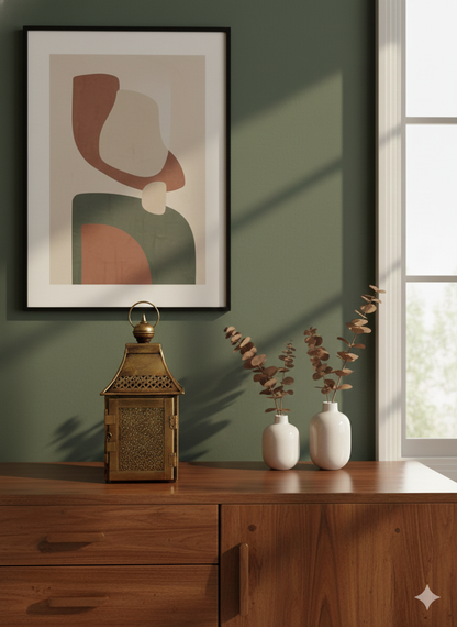 Traditional Brass Lantern Diya | Sacred Temple Decor & Pooja Room Accent