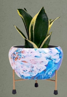 Mini Apple Ceramic Tabletop Pot (15x15 cm)