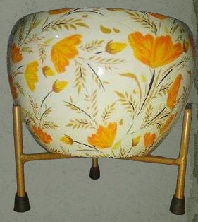 Mini Apple Ceramic Tabletop Pot (15x15 cm)