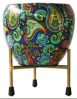 Mini Apple Ceramic Tabletop Pot (15x15 cm)