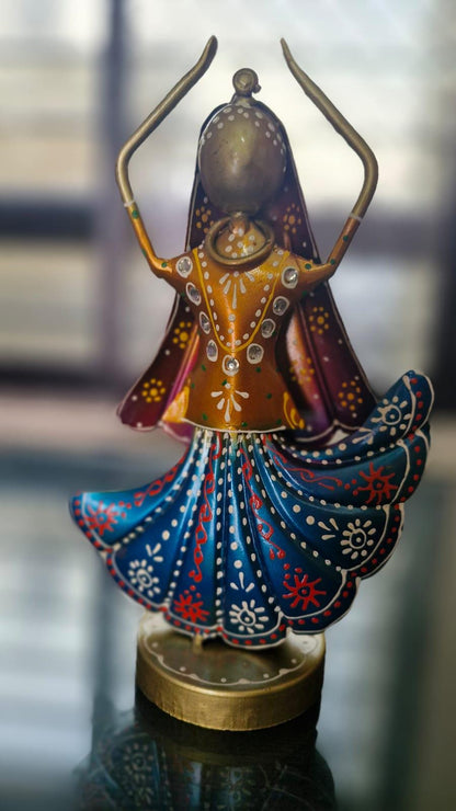 Traditional Folk Dancer metal hand made table decor