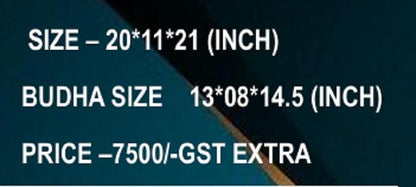 Handcrafted Brass Meditating Buddha Under Bodhi Tree