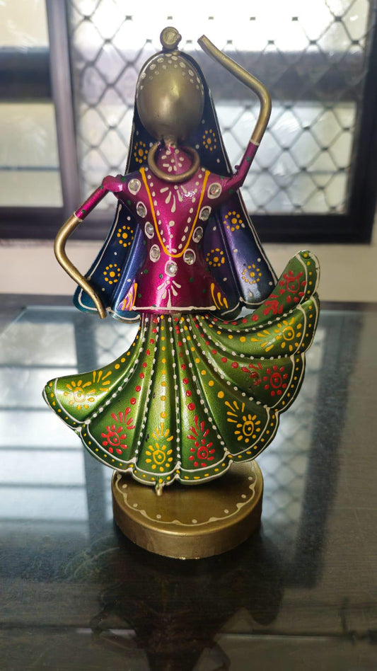 Traditional Folk Dancer metal hand made table decor